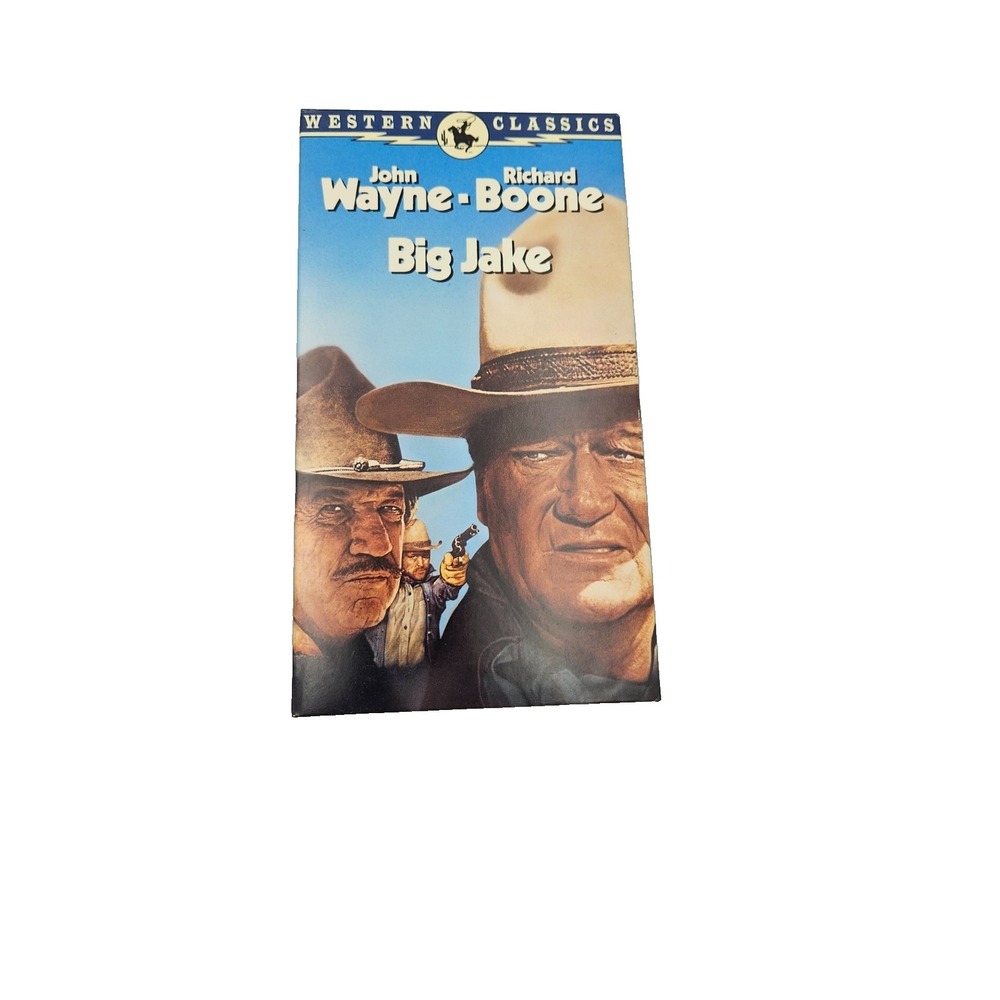 Big Jake VHS John Wayne Western Classic Cowboy Action Movie Vintage Tape
